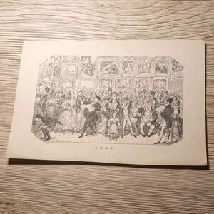 "June" by British illustrator George Cruikshank